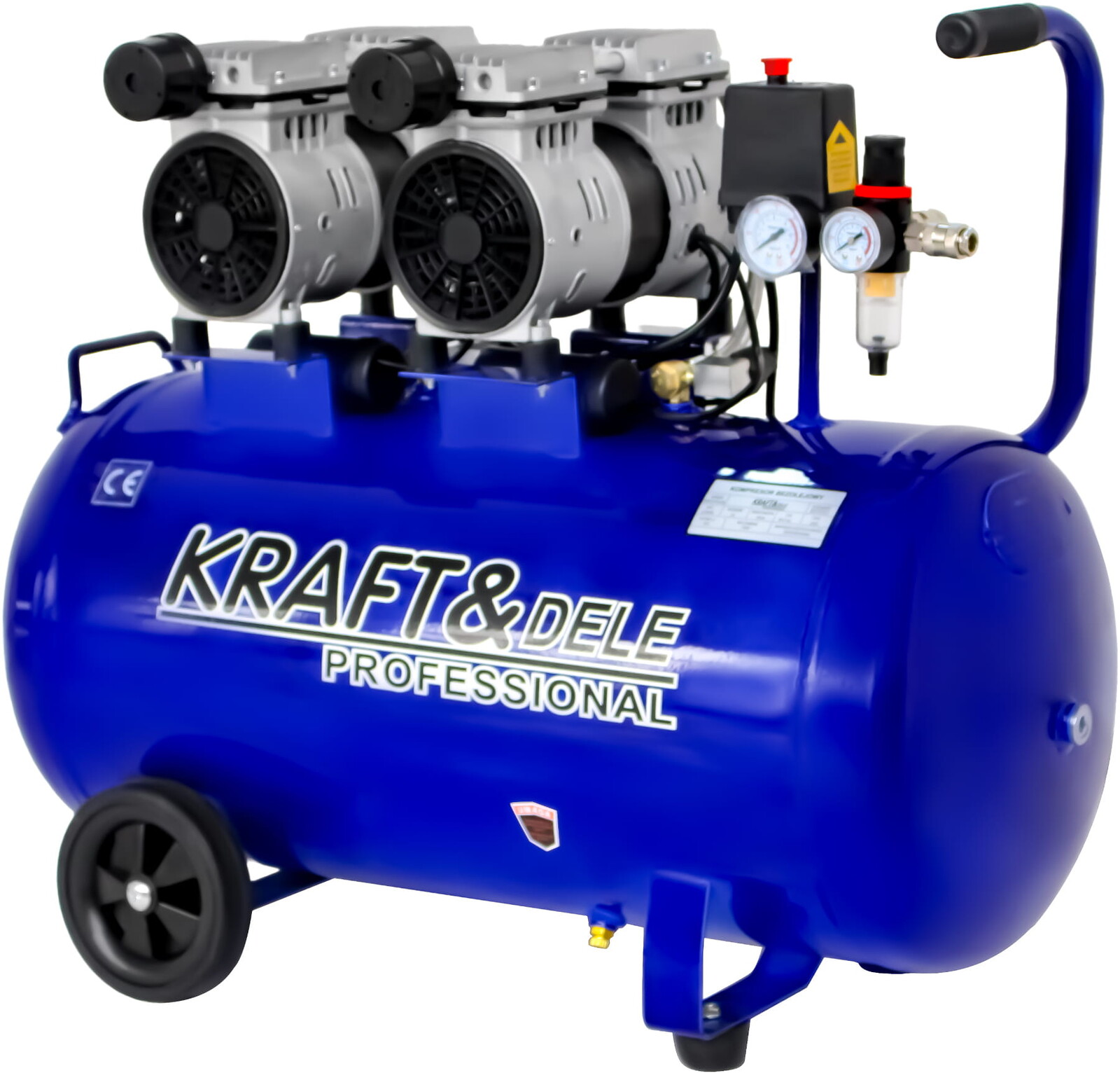 KRAFT&DELE Bezolejový kompresor 100 l, 3000 W, 582 l/min KD4053