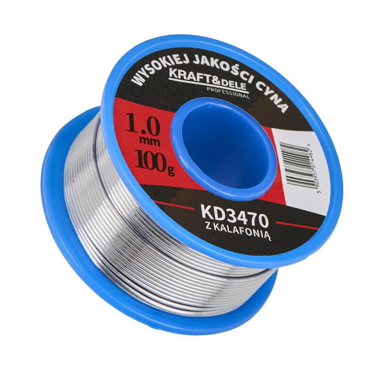 KRAFT&DELE Cín s kalofonií, 1 mm, 100 g KD3470