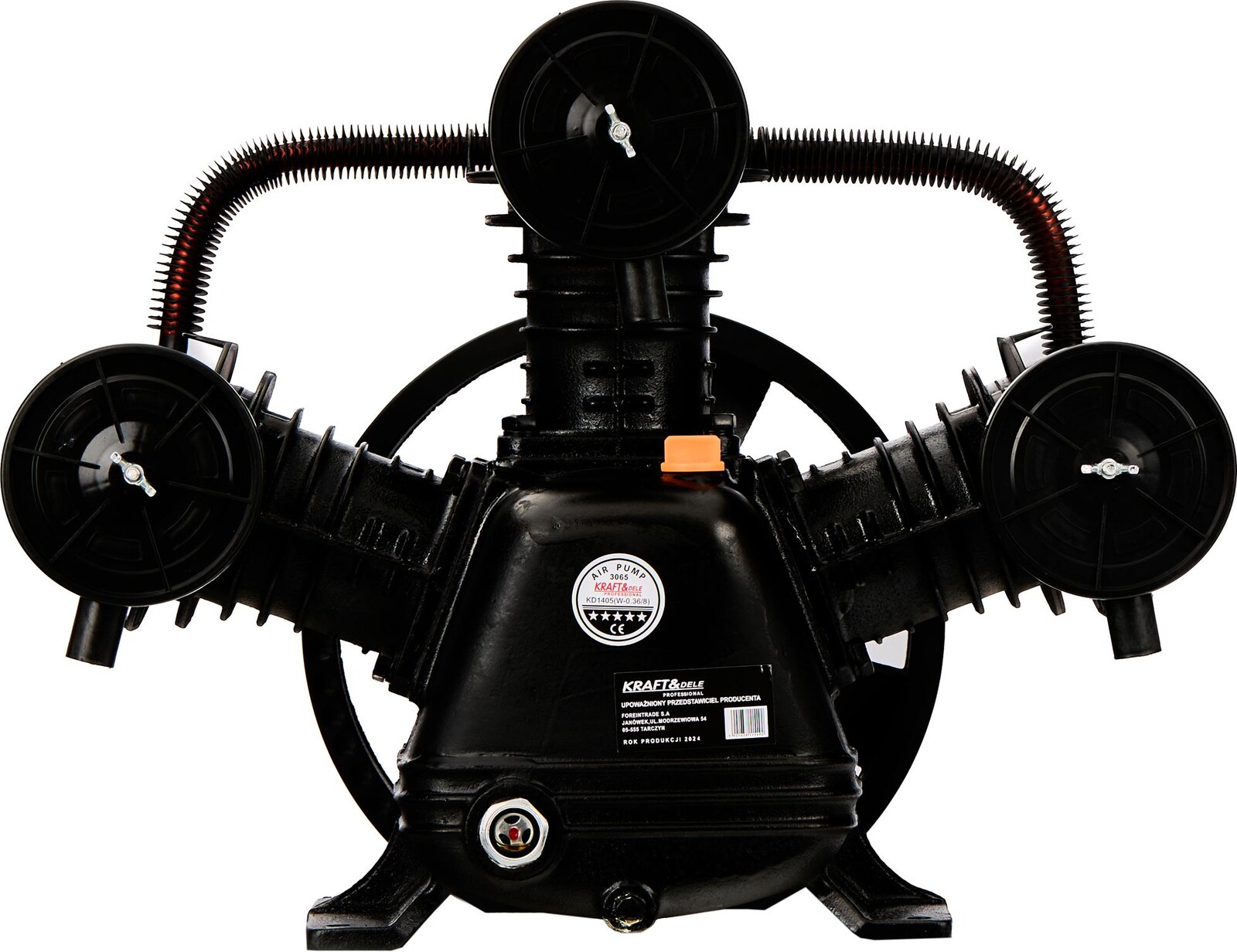 KRAFT&DELE Kompresor 5,5 kW, 3 písty, 80 mm KD1406