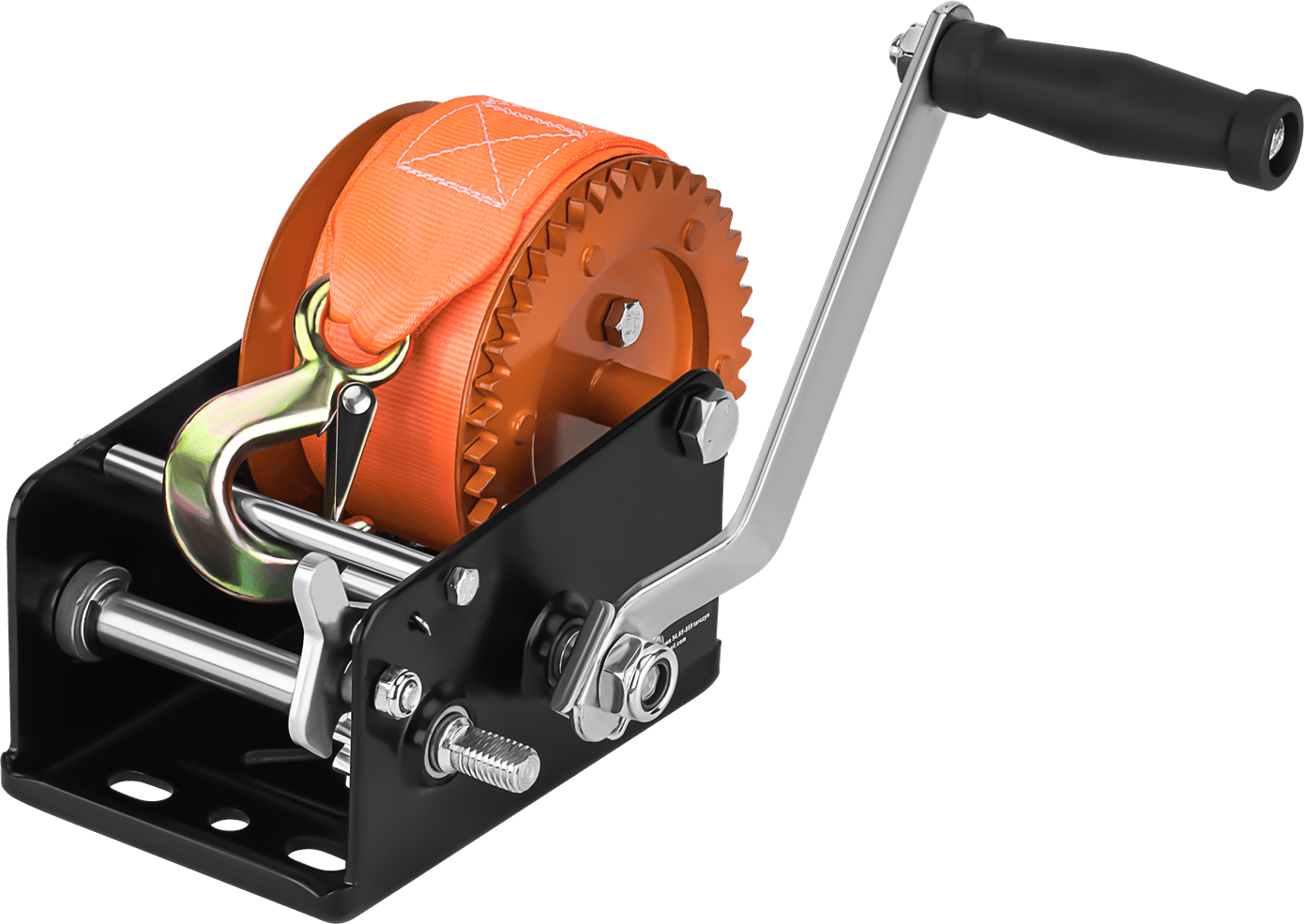 KRAFT&DELE Ruční řemenový naviják 2500 lb, 10 m x 50 mm KD1314