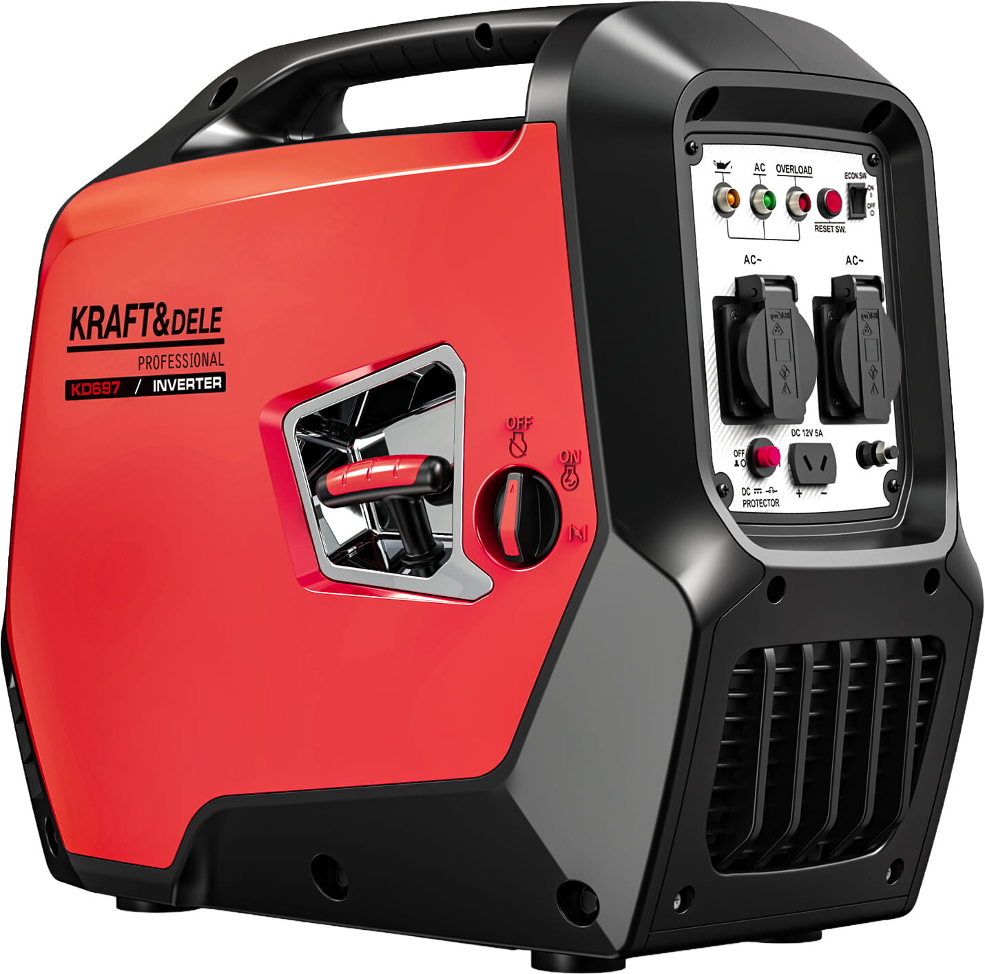 KRAFT&DELE Invertorový generátor 2,3 kW / 2,5 kW KD697