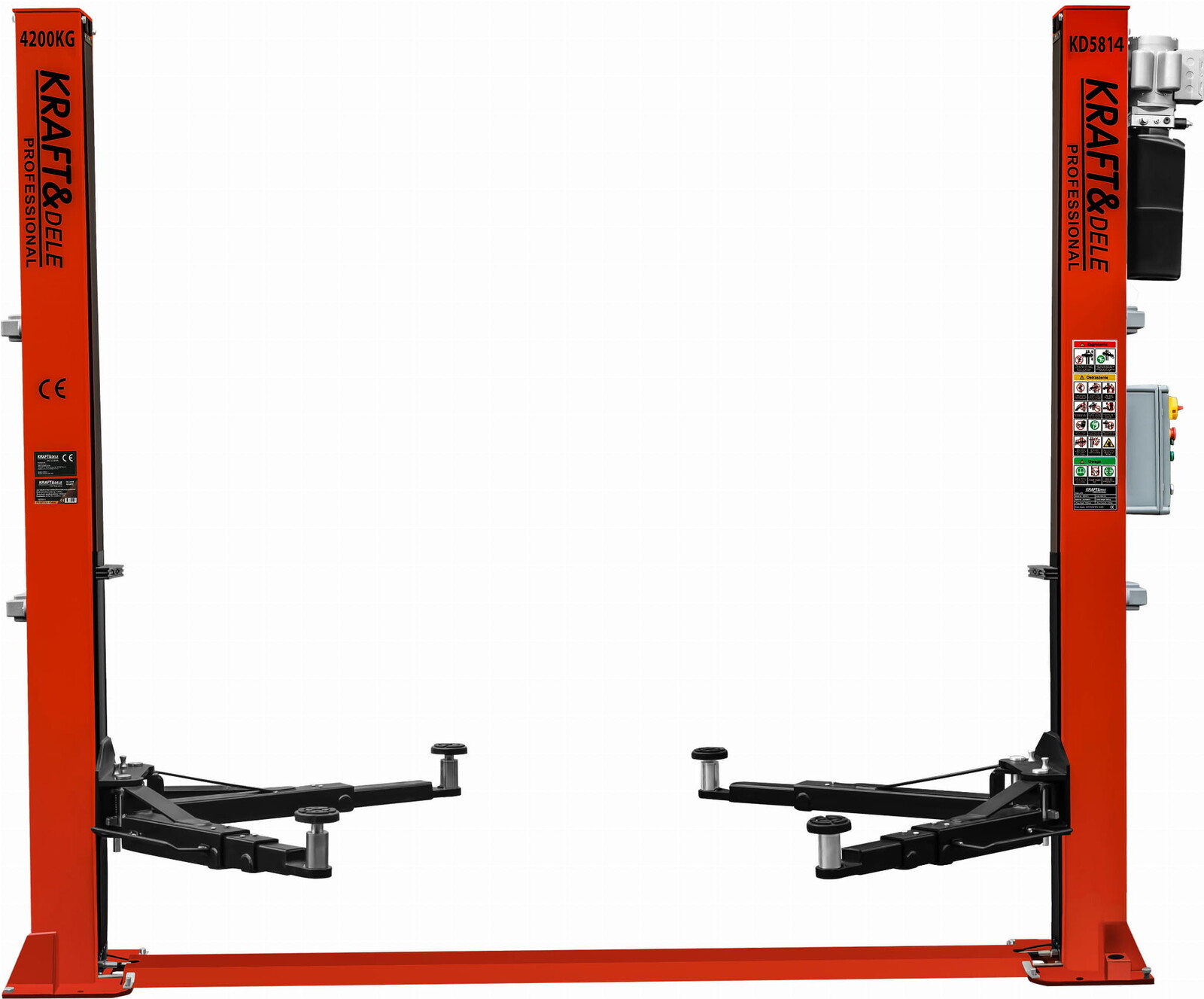 KRAFT&DELE Automatický sloupový hydraulický zvedák 400 V, 2,2 kW, model KD5814_2K
