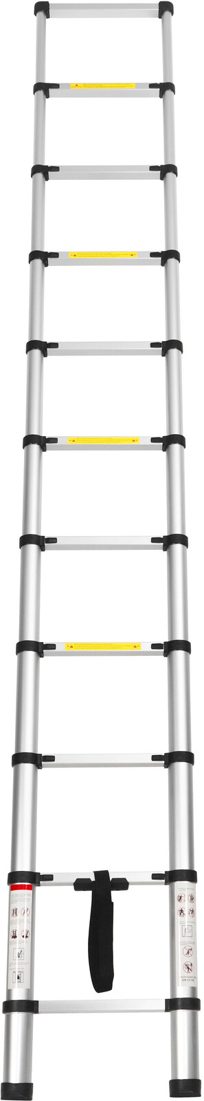 KRAFT&DELE Hliníkový žebřík s 10 příčkami / 3,2 m / max. 150 kg KD4073