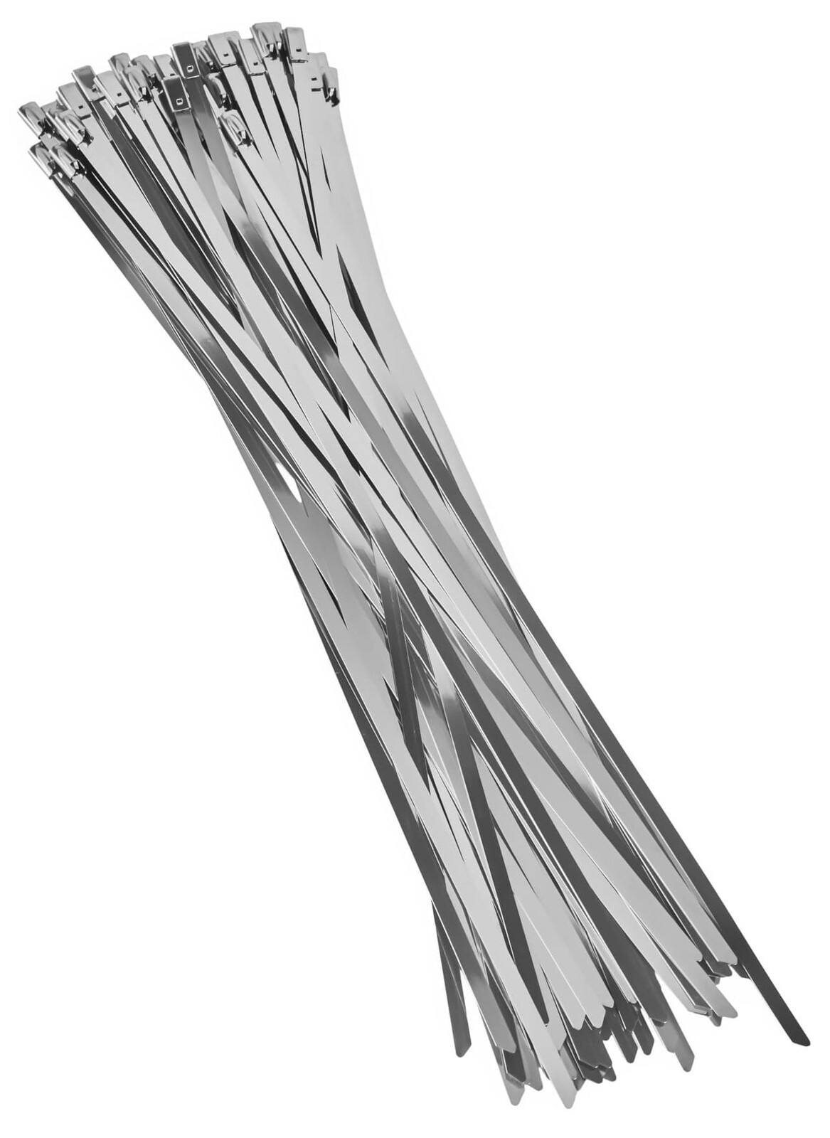 KRAFT&DELE Ocelové/kovové stahovací pásky 4,6 × 300 mm, 100 ks KD10864
