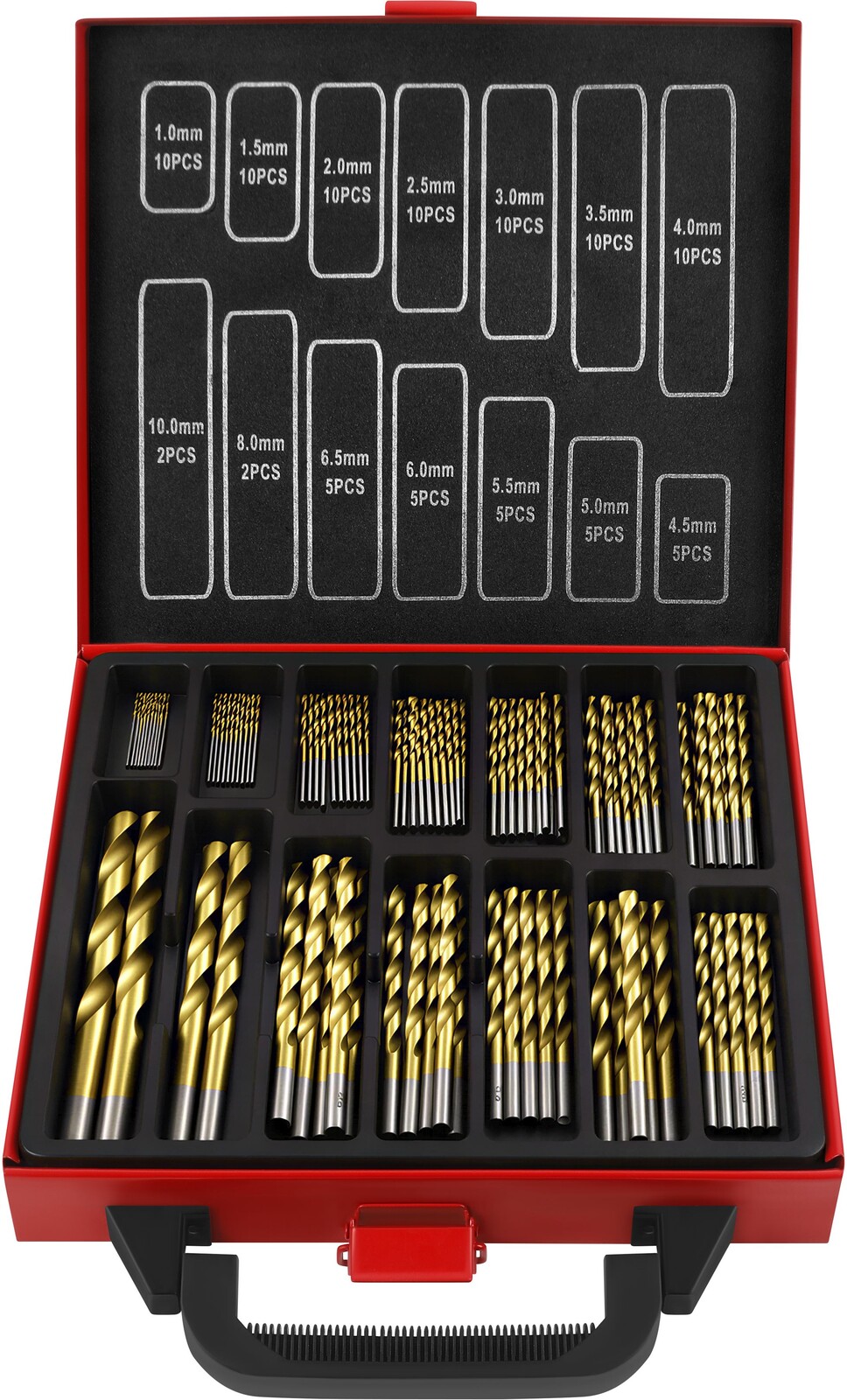 KRAFT&DELE Sada vrtáků do kovu 1–10 mm, 99 ks KD5967