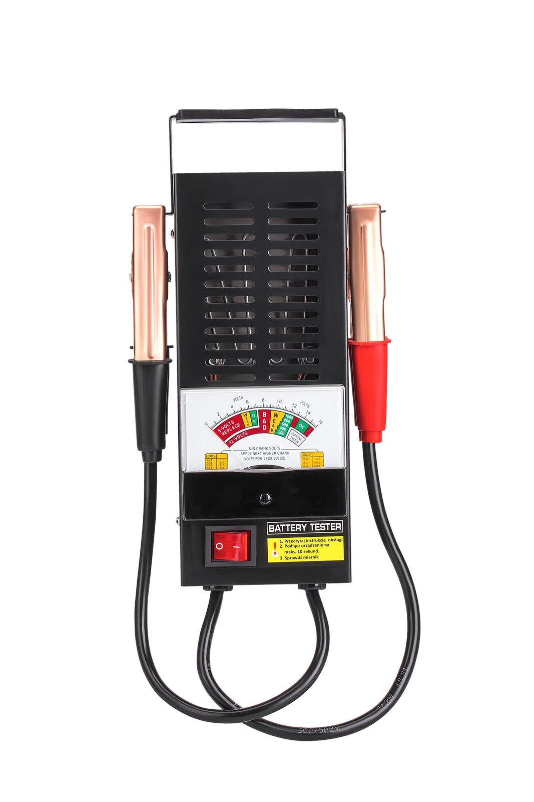 KRAFT&DELE Analogový tester pro kontrolu akumulátorů 6/12 V, 200–1000 A KD5675