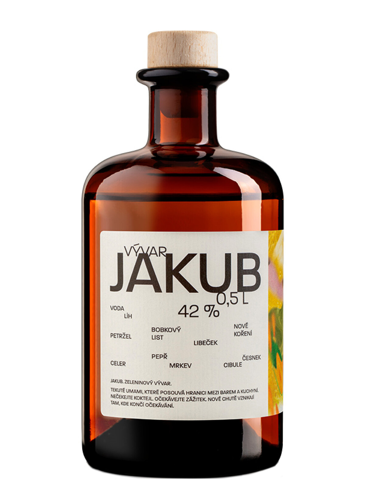 Šafránka Distillery Šafránka JAKUB vývar 42% 0,5l