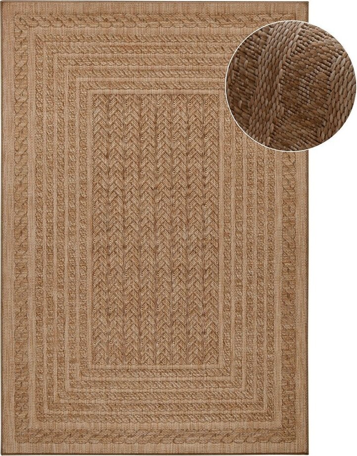 Hnědý vnitřní a venkovní koberec 200x290 cm Limonero – Hanse Home