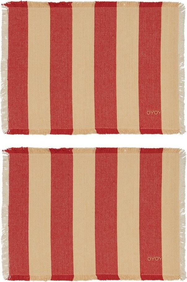 Prostírání v sadě 2 ks z bio bavlny 36x48 cm Toppu – OYOY Living Design