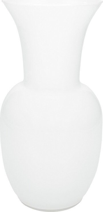 Bílá skleněná váza (výška 26 cm) – Brandani