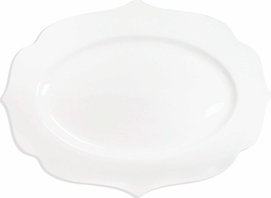 Tác z kostního porcelánu 25x35 cm Queen – Brandani