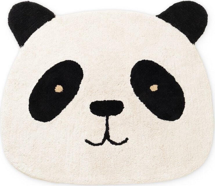 Černý/krémový pratelný/ručně tkaný bavlněný dětský koberec 103x120 cm Snuggle Patsy – Hanse Home