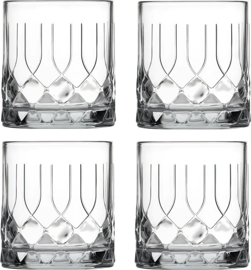 Sklenice v sadě 4 ks na whiskey 340 ml Chicago – La Rochére