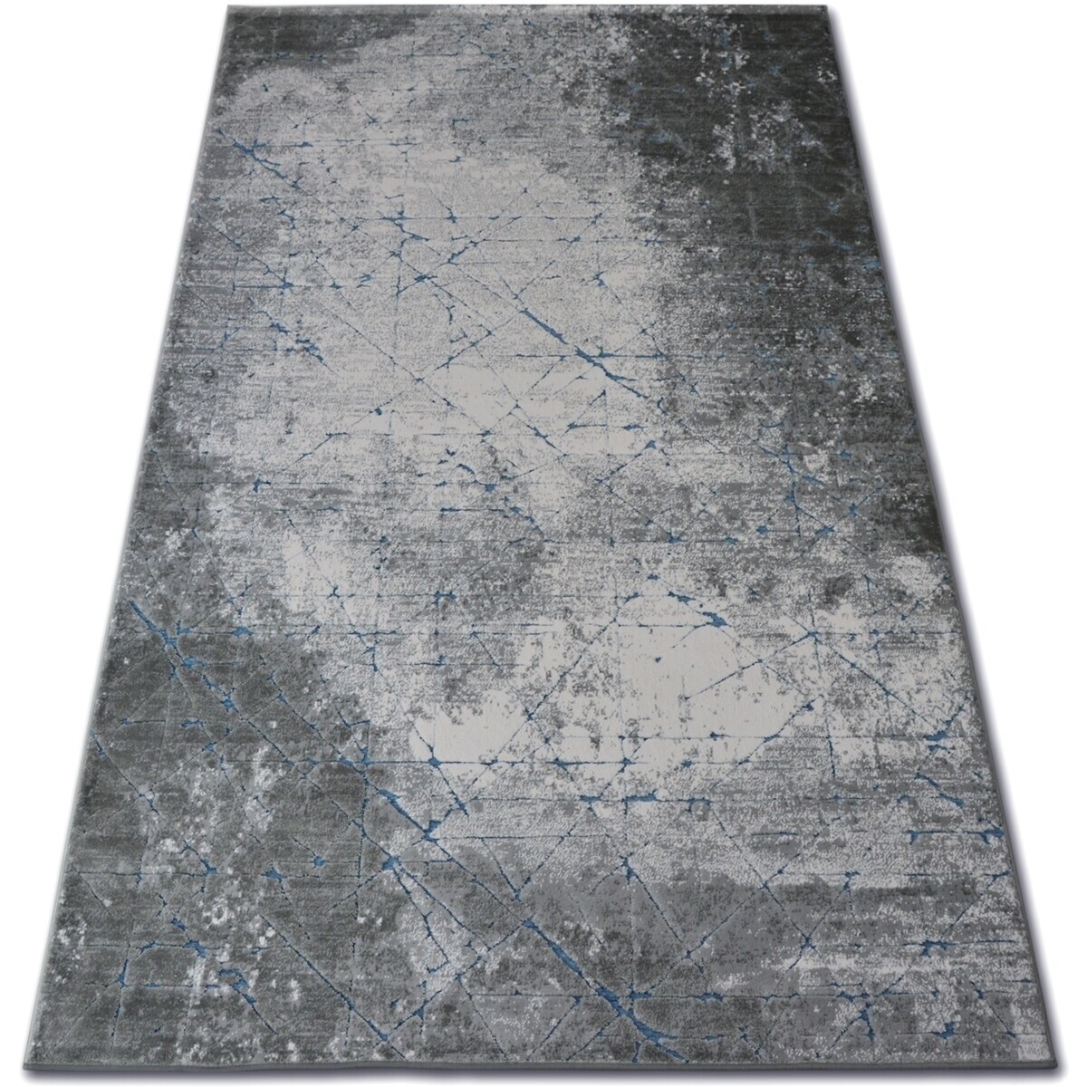 Rugsx  Koberec AKRYL YAZZ 6076 BETON, modro-šedý  160x220 cm  Modrá