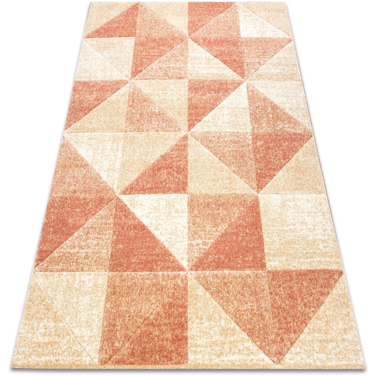 Rugsx  Koberec FEEL 5672/17911 Trojúhelníky béžový/t 140x190 cm  Béžová