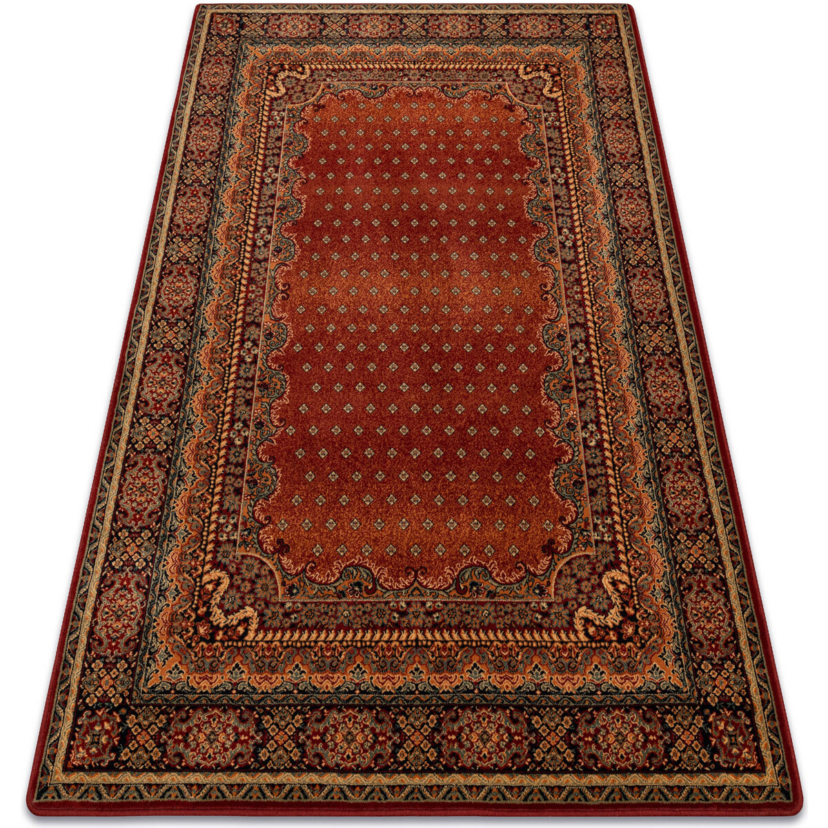 Rugsx  Vlněný koberec POLONIA BARON burgundské 100x150 cm  Červená