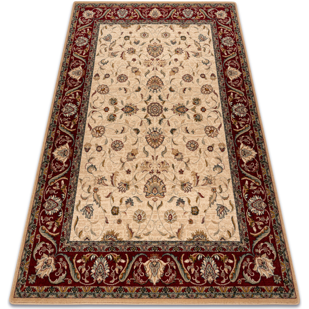 Rugsx  Vlněný koberec OMEGA ARIES květiny svetle rubí 200x300 cm  Červená