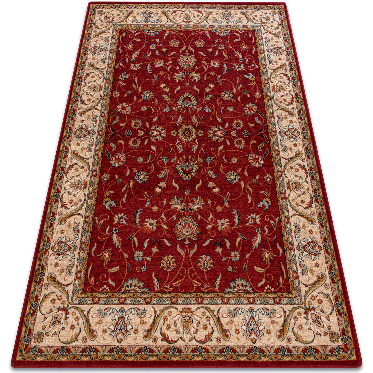 Rugsx  Vlněný koberec OMEGA ARIES květiny rubín 200x300 cm  Červená