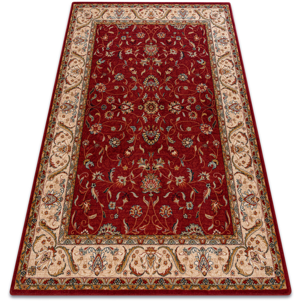 Rugsx  Vlněný koberec OMEGA ARIES květiny rubín 300x400 cm  Červená