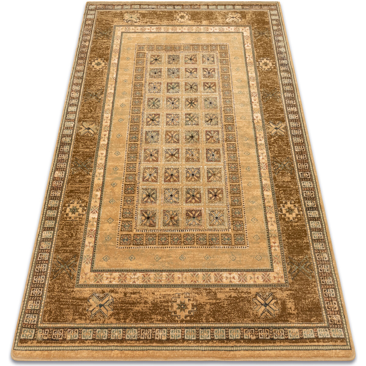 Rugsx  Vlněný koberec OMEGA ANTIK medu 300x400 cm  Žlutá