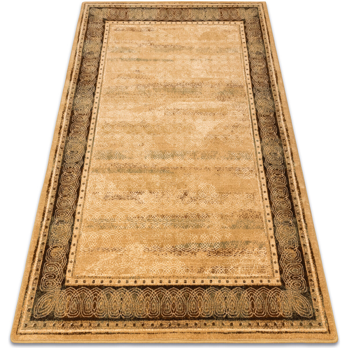 Rugsx  Vlněný koberec OMEGA LAVA med 300x400 cm  Žlutá