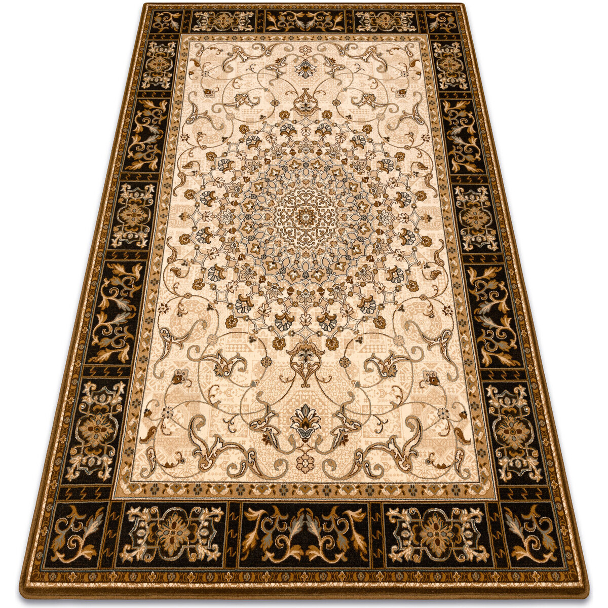 Rugsx  Vlněný koberec SUPERIOR WIEDEŃSKI šňupací ta 300x400 cm  Hnědá