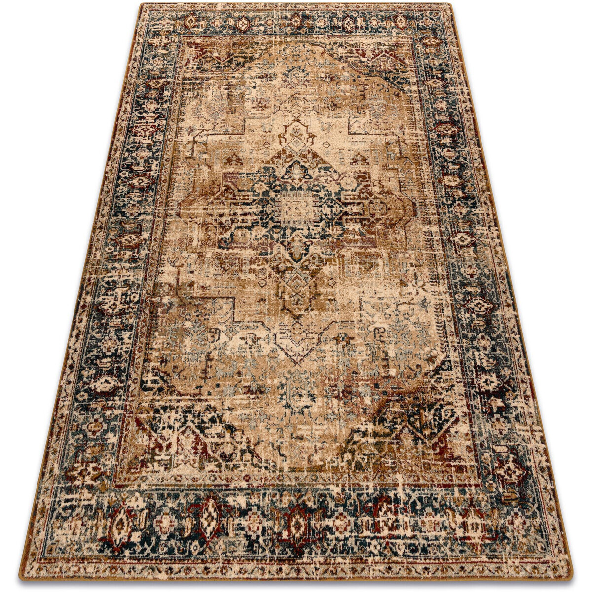 Rugsx  Vlněný koberec POLONIA KALAR smaragd 200x300 cm  Zelená