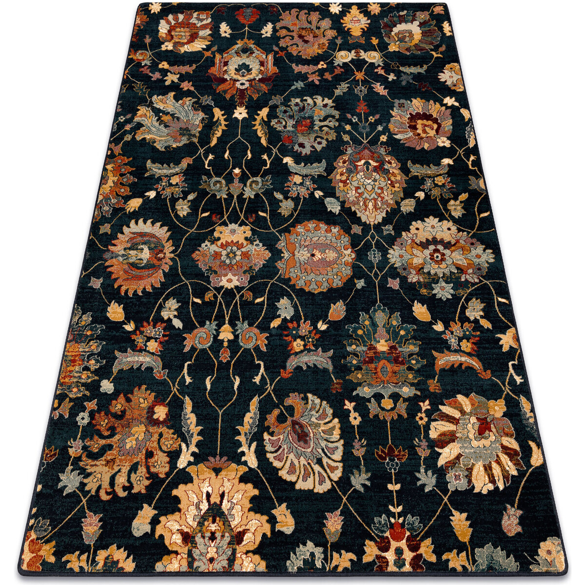Rugsx  Vlněný koberec SUPERIOR LATICA tmavě modrý 100x150 cm  Modrá