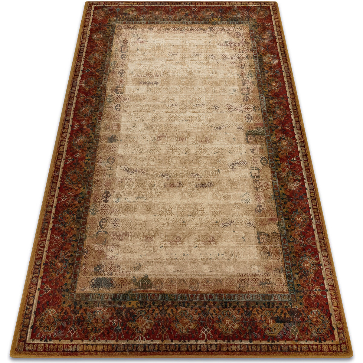 Rugsx  Vlněný koberec POLONIA PAMUK 2 červená 100x150 cm  Červená