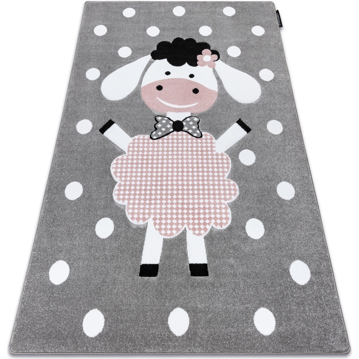Rugsx  Koberec PETIT DOLLY OVEČKA, šedý 200x290 cm  Šedá