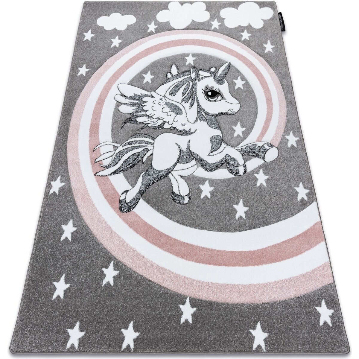 Rugsx  Koberec PETIT PONY Poník, šedý 140x190 cm  Šedá