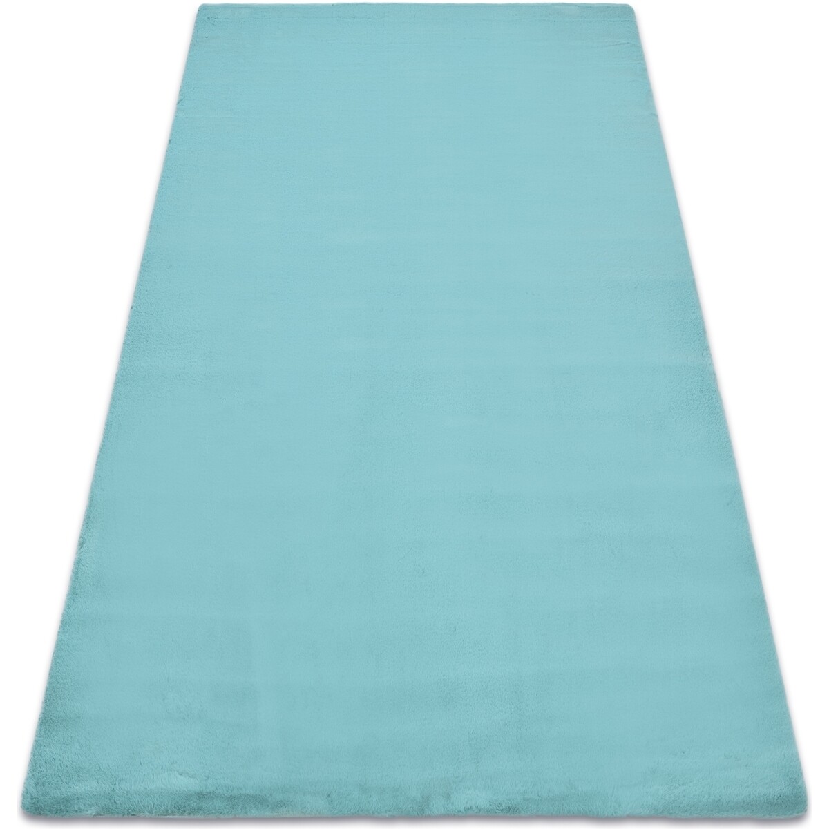 Rugsx  Koberec BUNNY aqua modrý, imitace králíčí koŠ120x170 cm  Modrá
