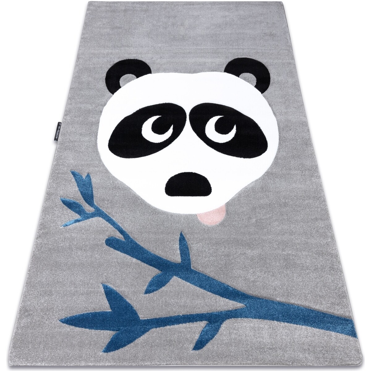 Rugsx  Koberec PETIT MEDVÍDEK PANDA, šedý 160x220 cm  Šedá