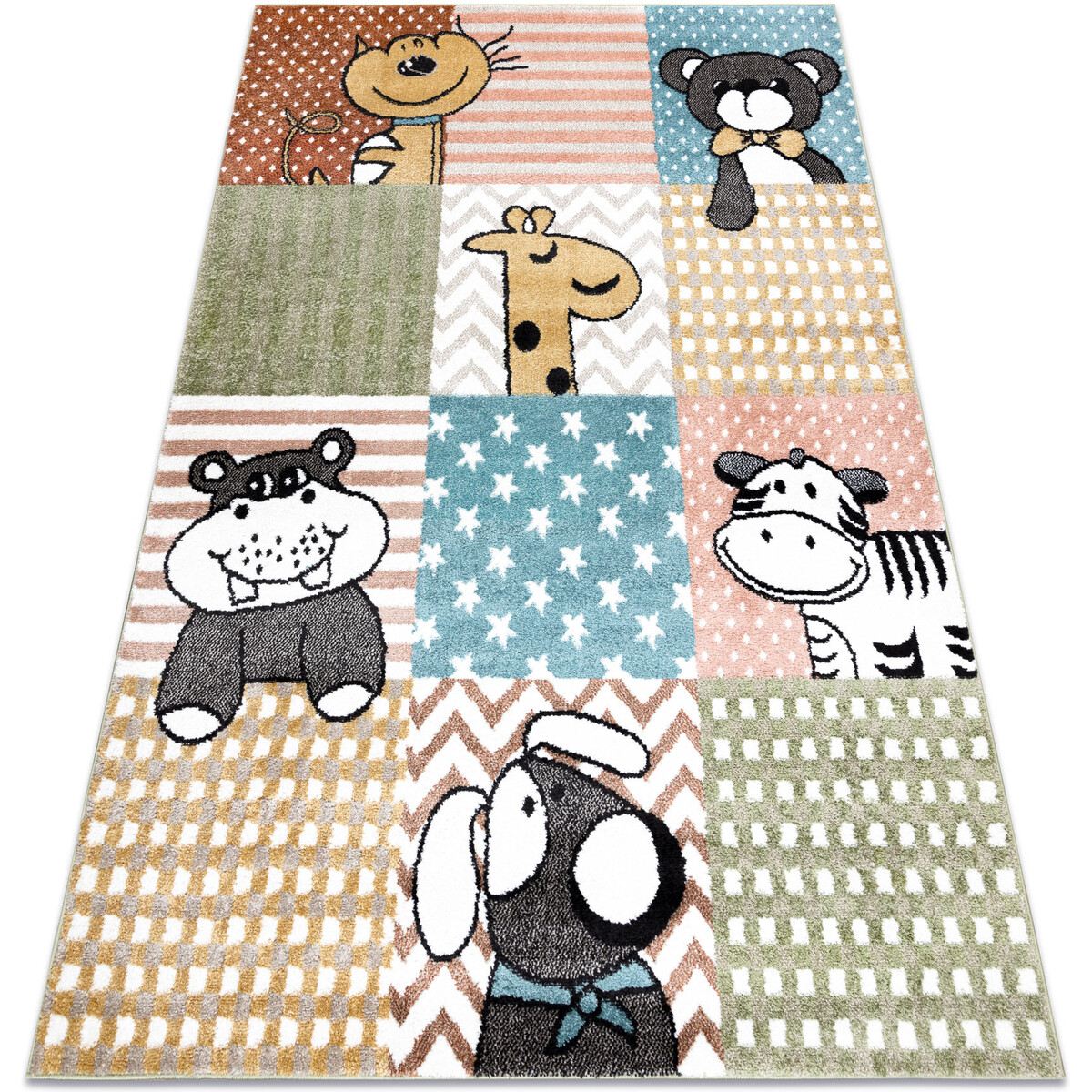 Rugsx  Koberec FUN Pets pro děti, zvířata barvitý 160x220 cm  ruznobarevne