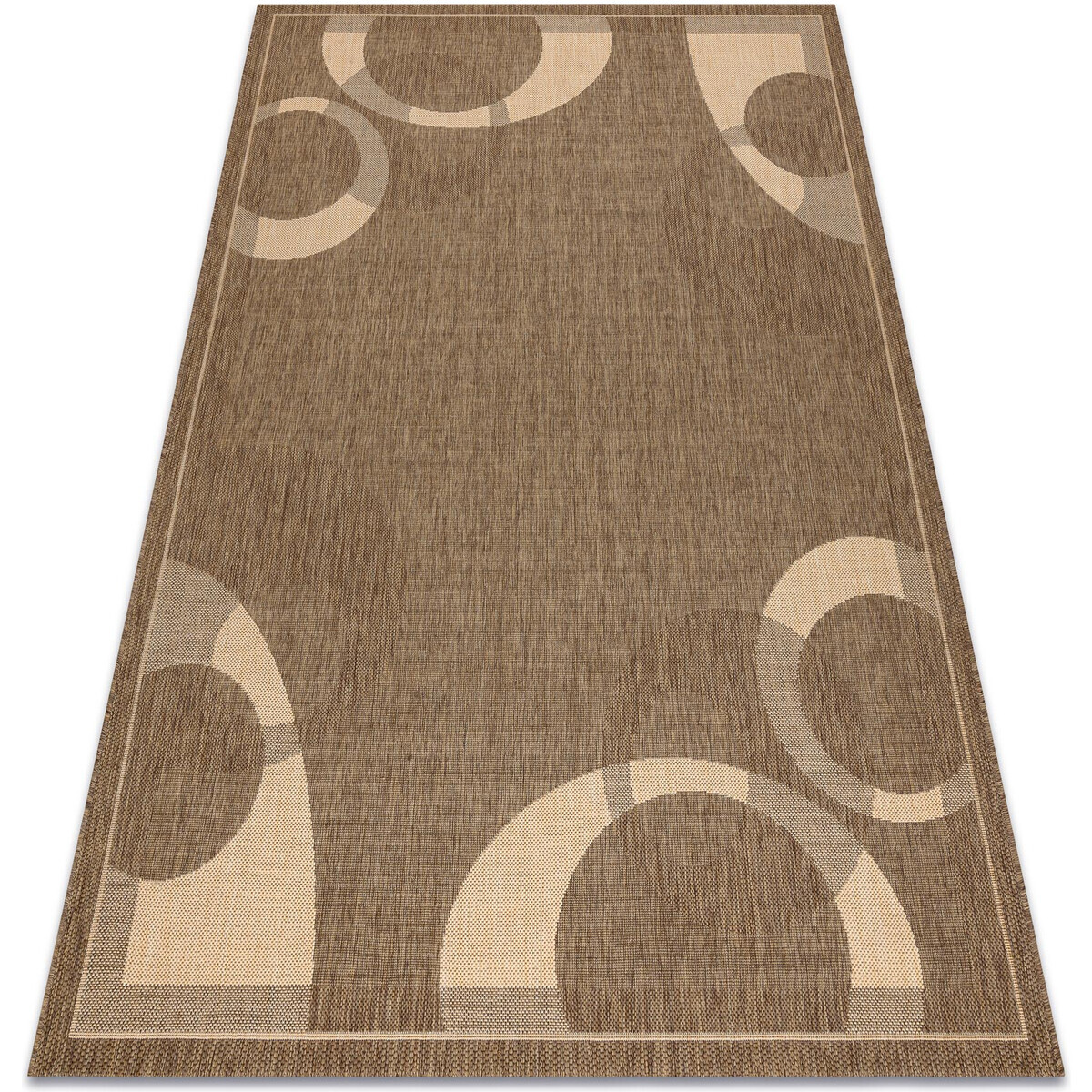 Rugsx  KOBEREC SISAL FLOORLUX 20078 káva / mais 120x170 cm  Hnědá