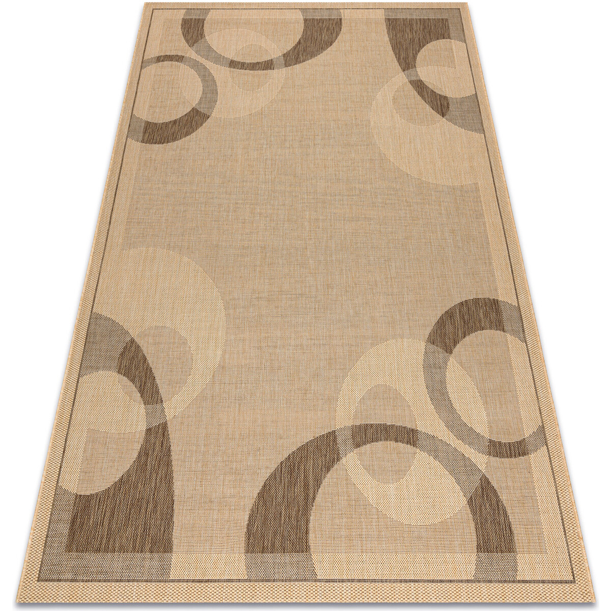Rugsx  KOBEREC SISAL FLOORLUX 20078 mais / káva 240x330 cm  Béžová