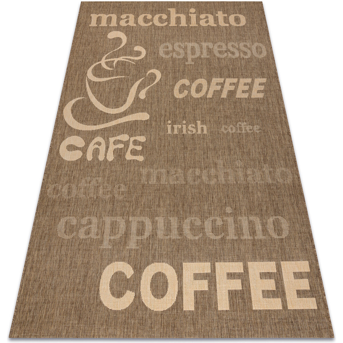 Rugsx  KOBEREC SIZAL FLOORLUX 20221 coffe / mais 240x330 cm  Hnědá