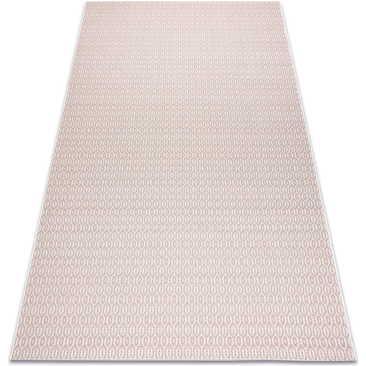 Rugsx  Koberec FLAT 48603/526 Kroužky - KRÉM  140x200 cm  Béžová