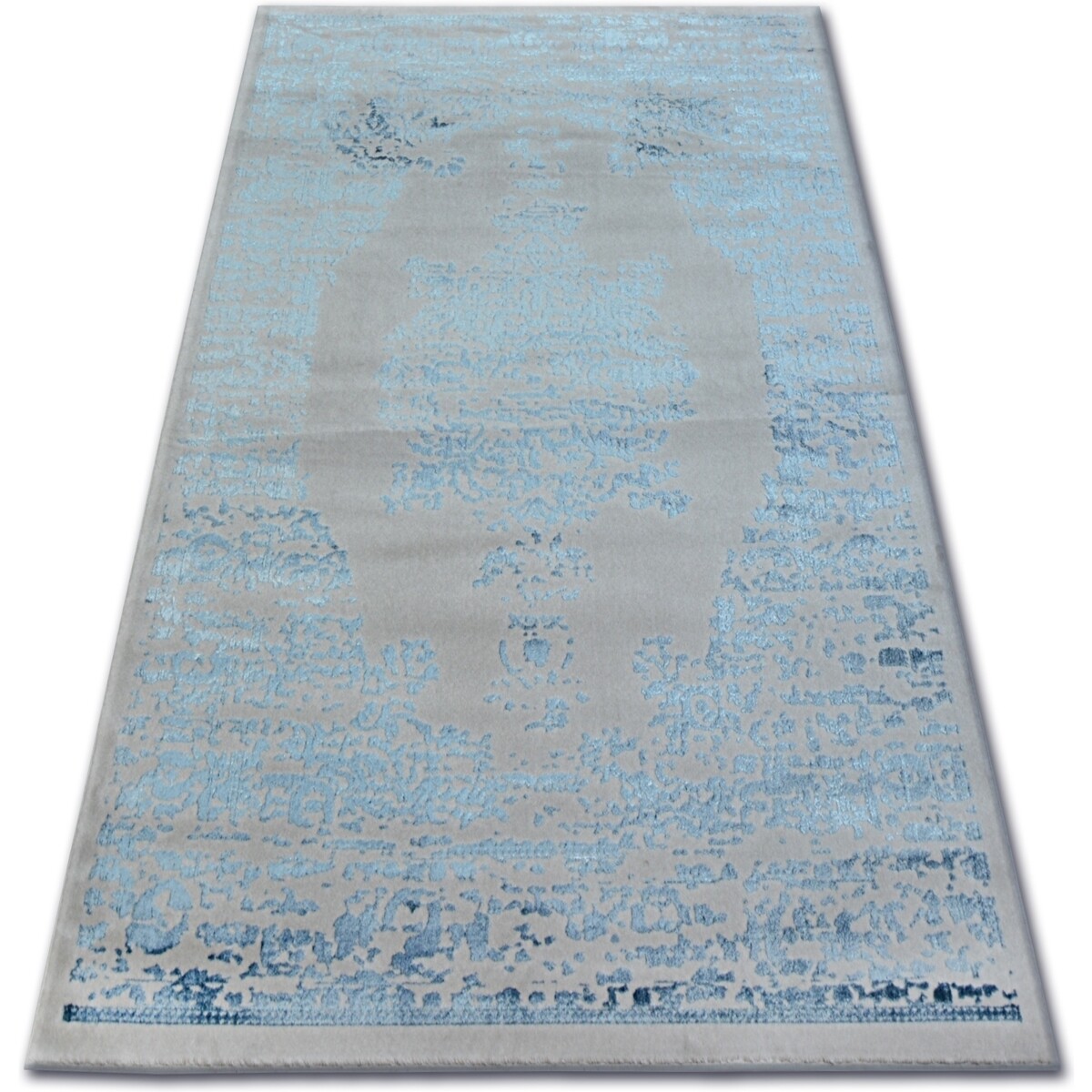 Rugsx  Koberec AKRYL MANYAS 0917 Šedá/Modrý 80x150 cm  Šedá
