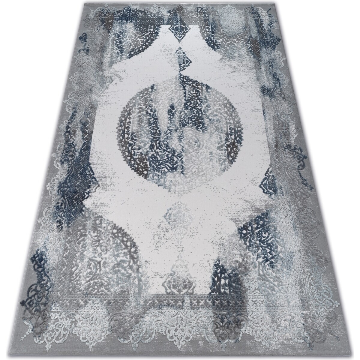 Rugsx  Koberec AKRYL VALENCIA 5040 ORIENT Modrý/Šedá 80x150 cm  Modrá