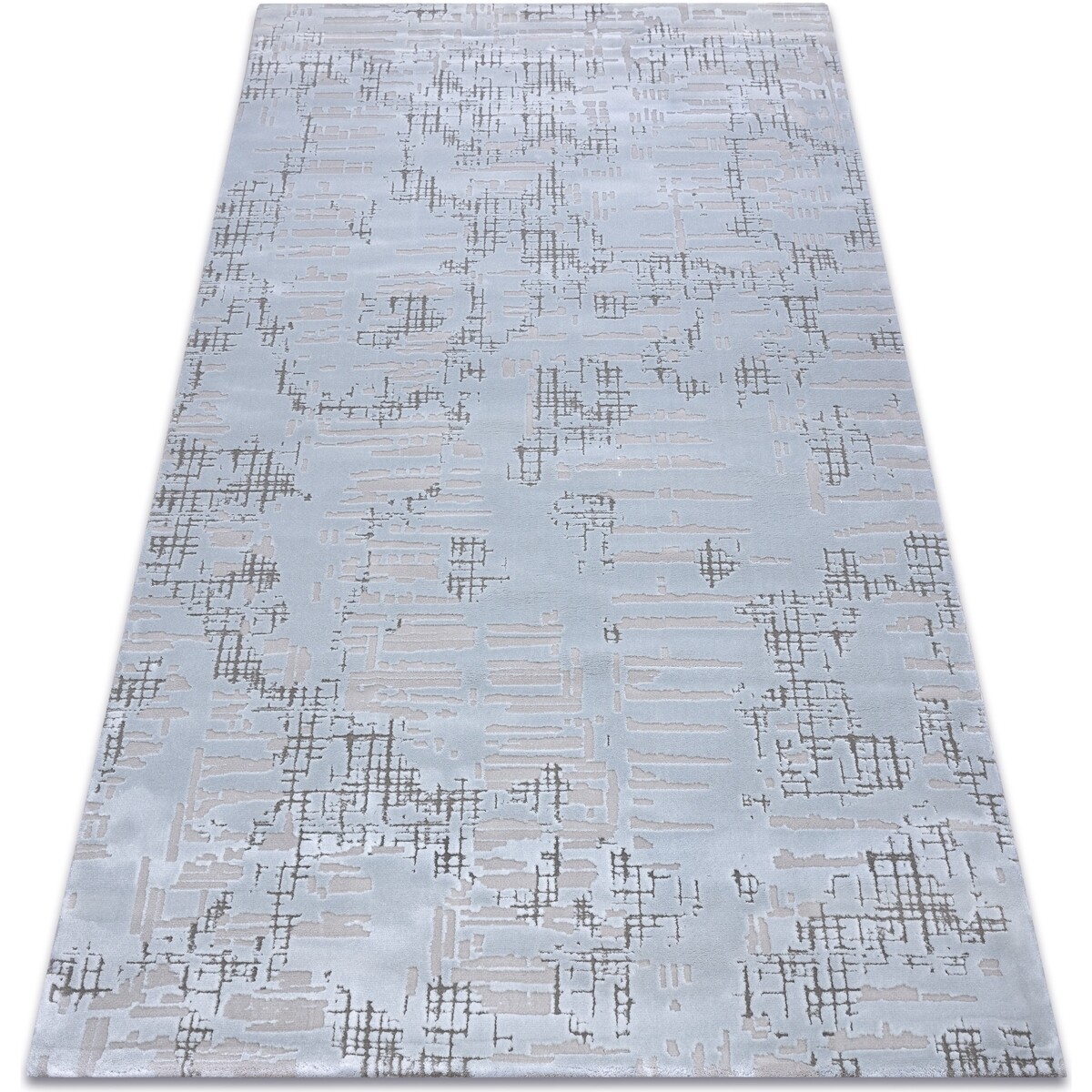 Rugsx  Koberec AKRYL DIZAYN 8840 světle modrá 100x200 cm  Modrá