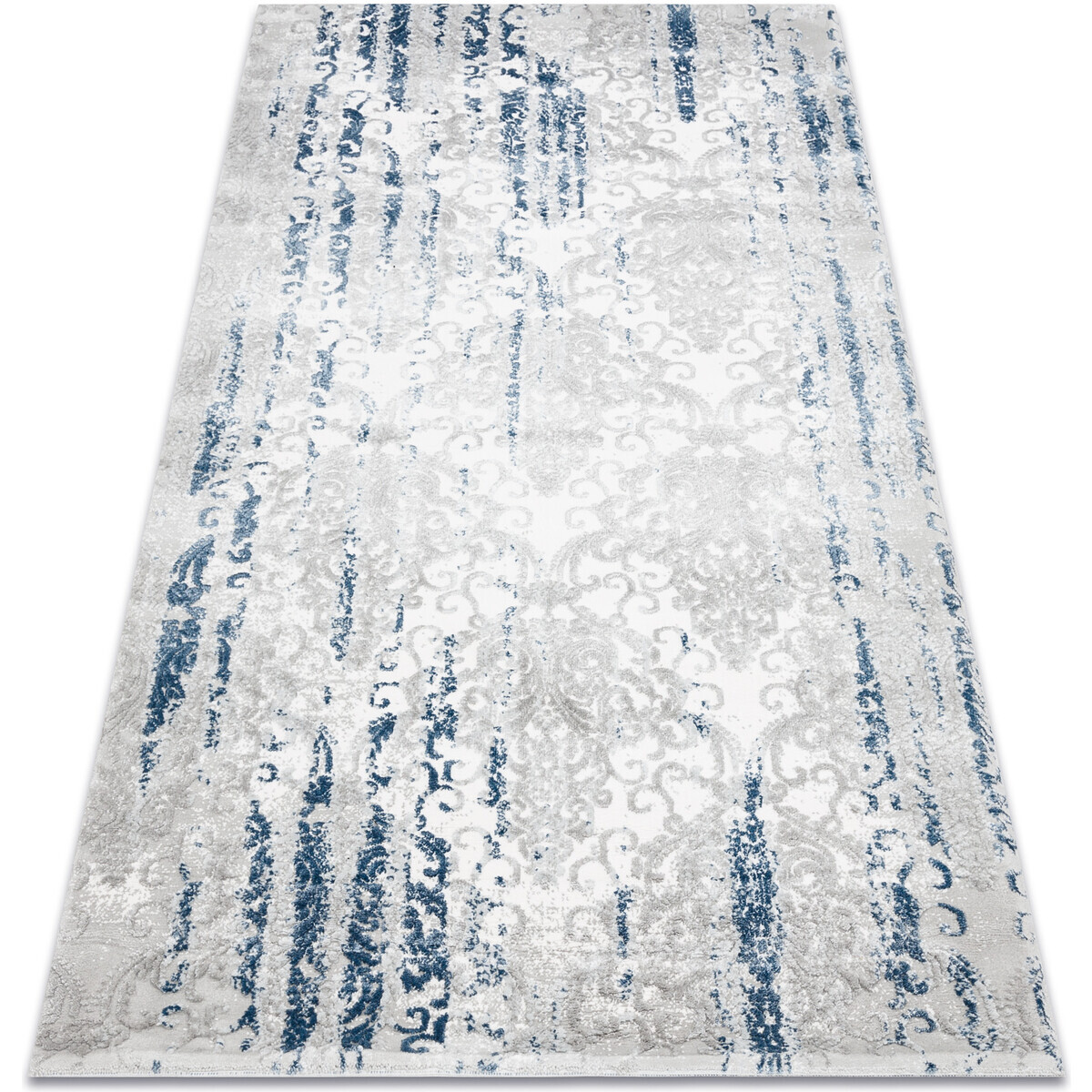 Rugsx  Koberec AKRYL VALS 6177 Ornament šedá / 80x150 cm  Šedá