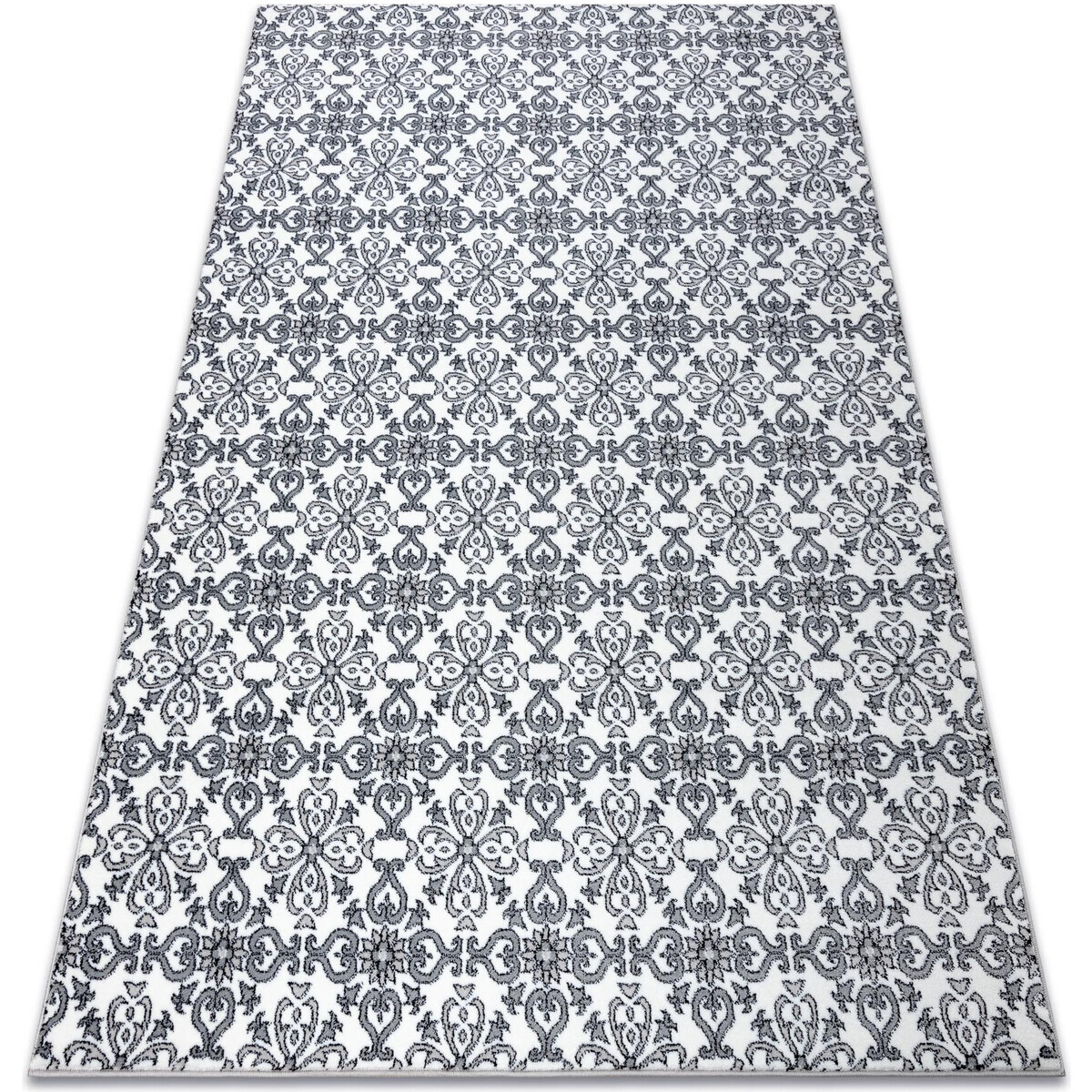 Rugsx  Koberec ARGENT - W4949 květiny bílá / 200x290 cm  Bílá