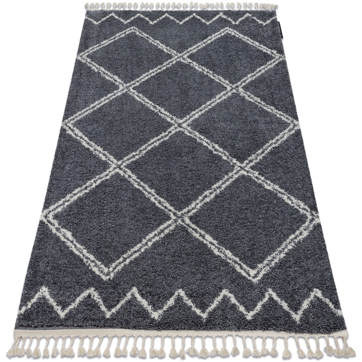 Rugsx  Koberec BERBER ASILA B5970, šedo bílý - 240x330 cm  Šedá