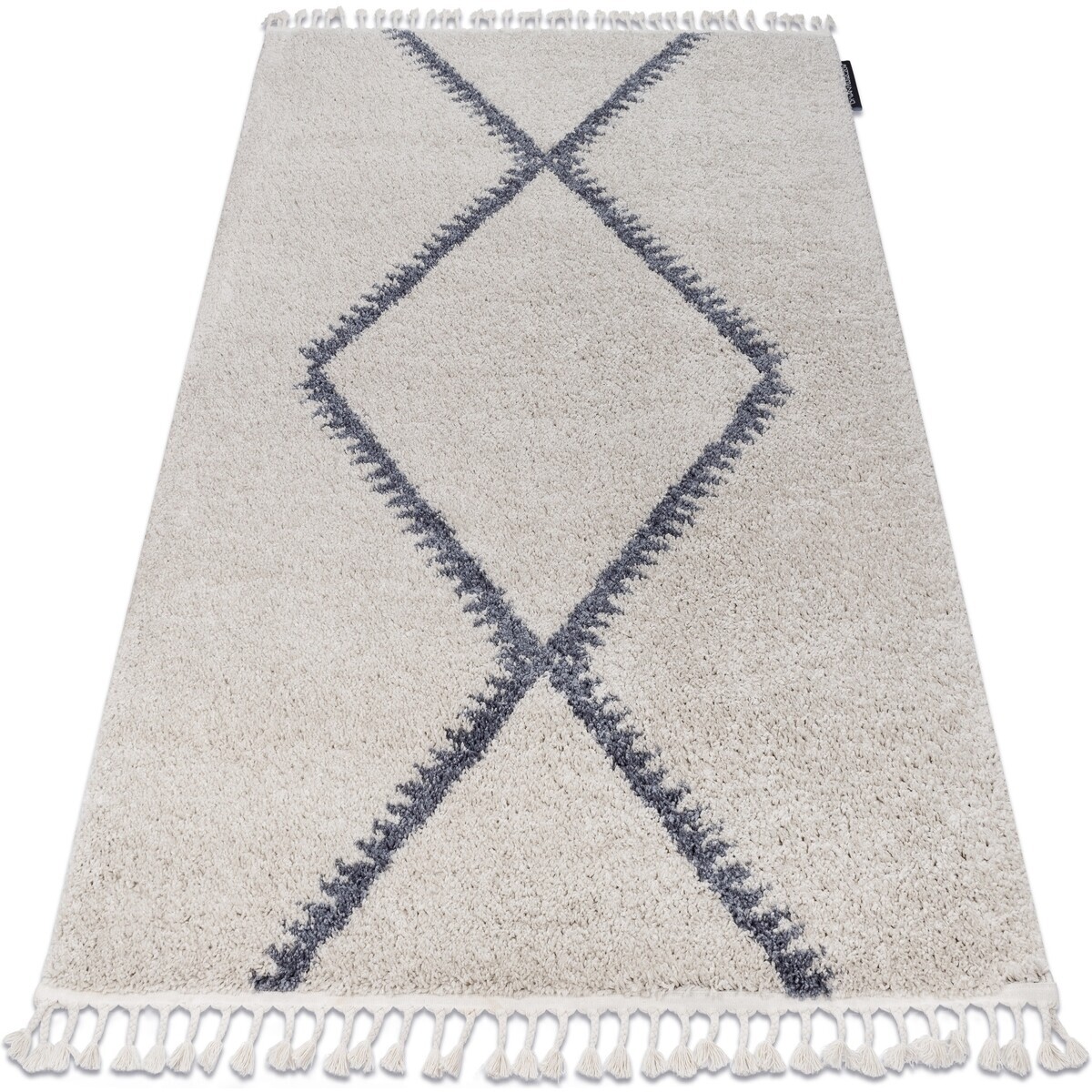 Rugsx  Koberec BERBER MAKNES B5910,  krémovo-šedý - 120x170 cm  Béžová