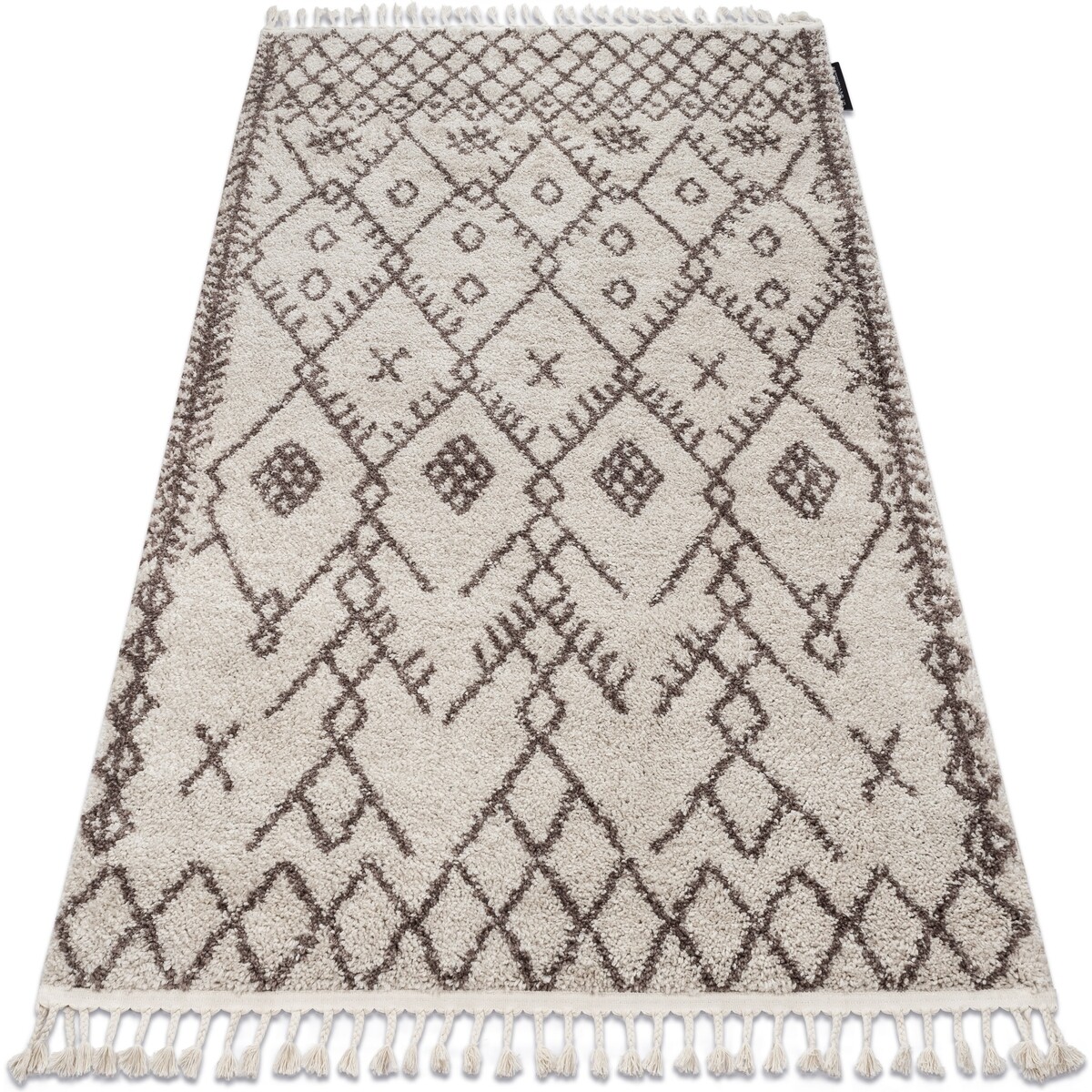 Rugsx  Koberec BERBER TANGER B5940, krémovo-hnědý - st 200x290 cm  Béžová