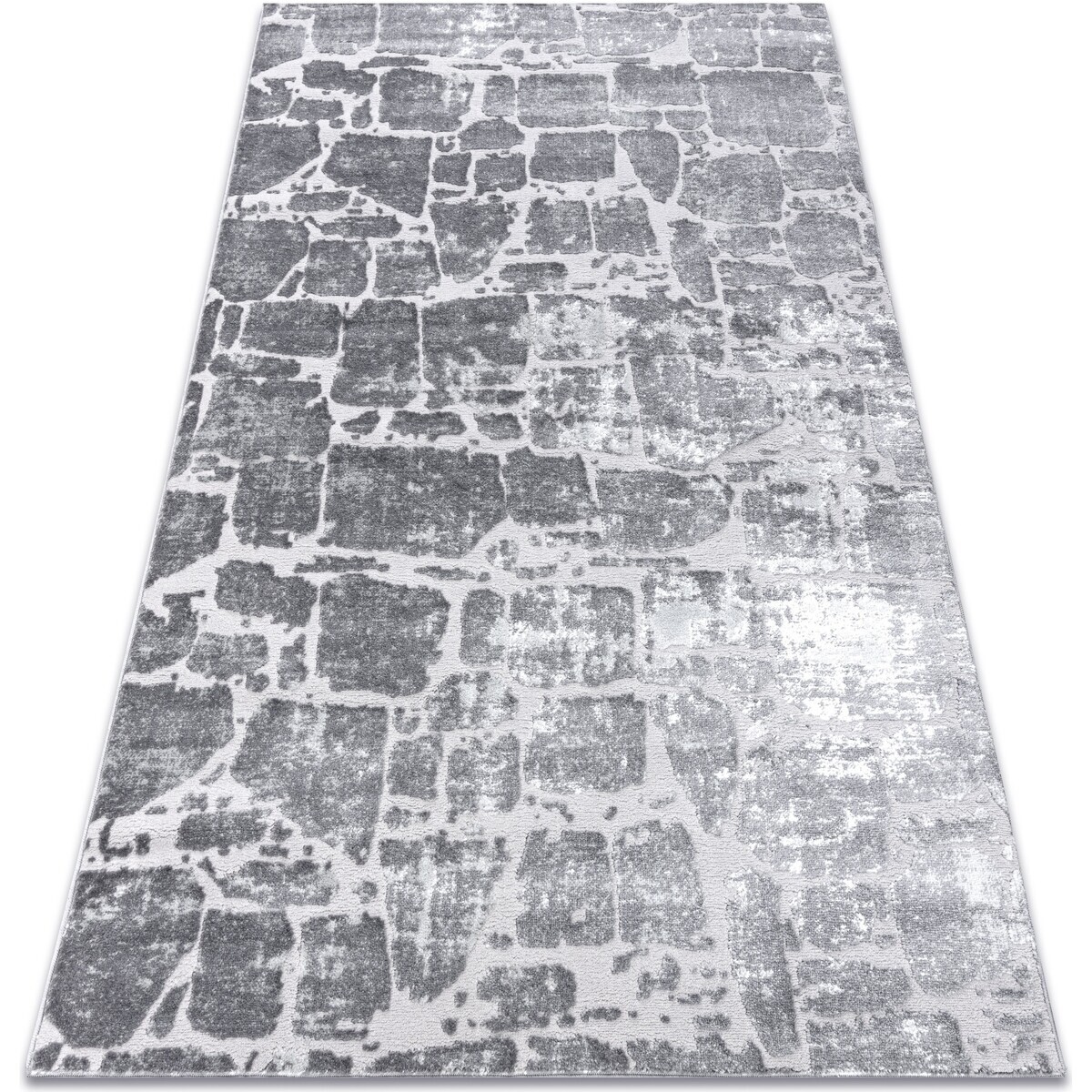 Rugsx  Moderní MEFE koberec   6184 Dlažba 180x270 cm  Šedá