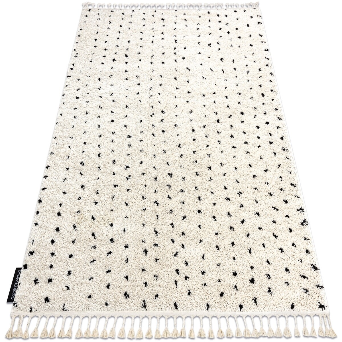 Rugsx  Koberec BERBER SYLA B752 krémový s tečky 180x270 cm  Béžová