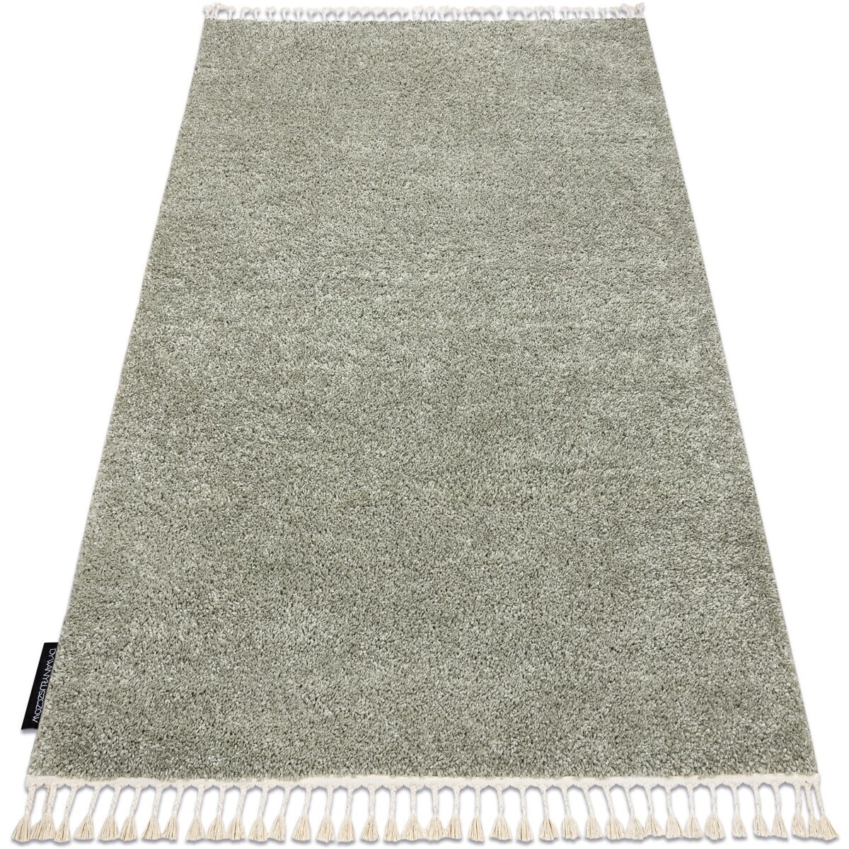 Rugsx  Koberec BERBER 9000, zelený - střapce, Maroko, 140x190 cm  Zelená