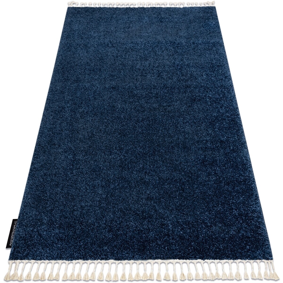 Rugsx  Koberec BERBER 9000, tmavě-modrý - střapce,  160x220 cm  Modrá